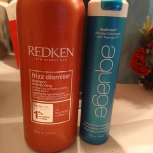 Redken Frizz Dismiss Shampoo & Aquage Shampoo New! Awesome Bundle 😃